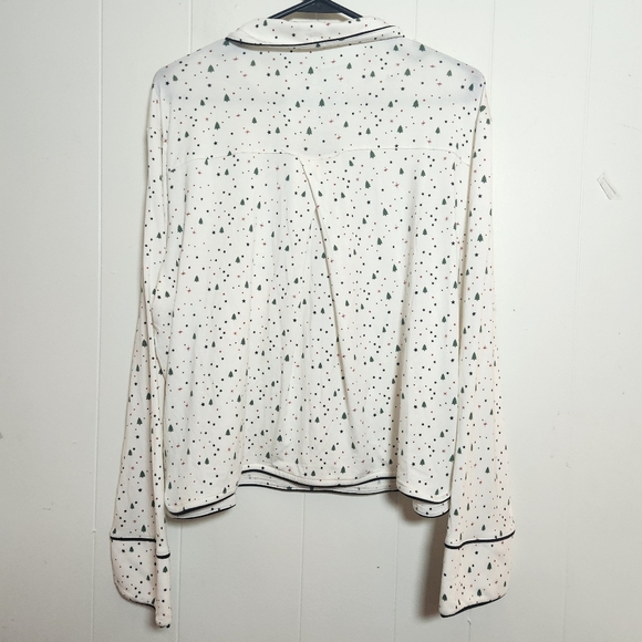 Tommy John Long Sleeve Christmas Tree Sleeve Top Size Large - Picture 2 of 16